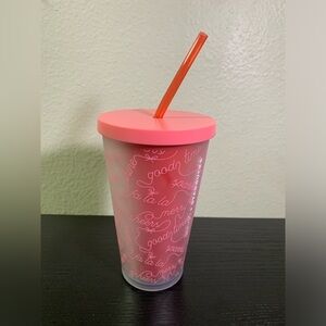 STARBUCKS 2018 Ban.do Pink
Tumbler Cold Cup Limited Edition
Holiday 16oz New